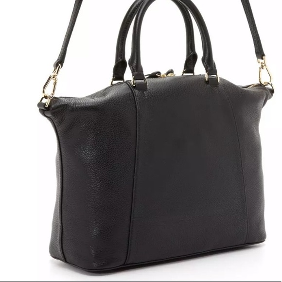 Nwt Tory burch Bombe t medium black satchel bag - Picture 3 of 8